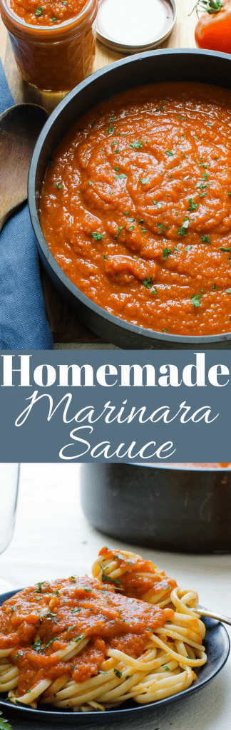 Here's how to make a homemade marinara sauce instead of buying jarred sauces. No fillers or preservatives, just healthy vegetables and lots of flavor!