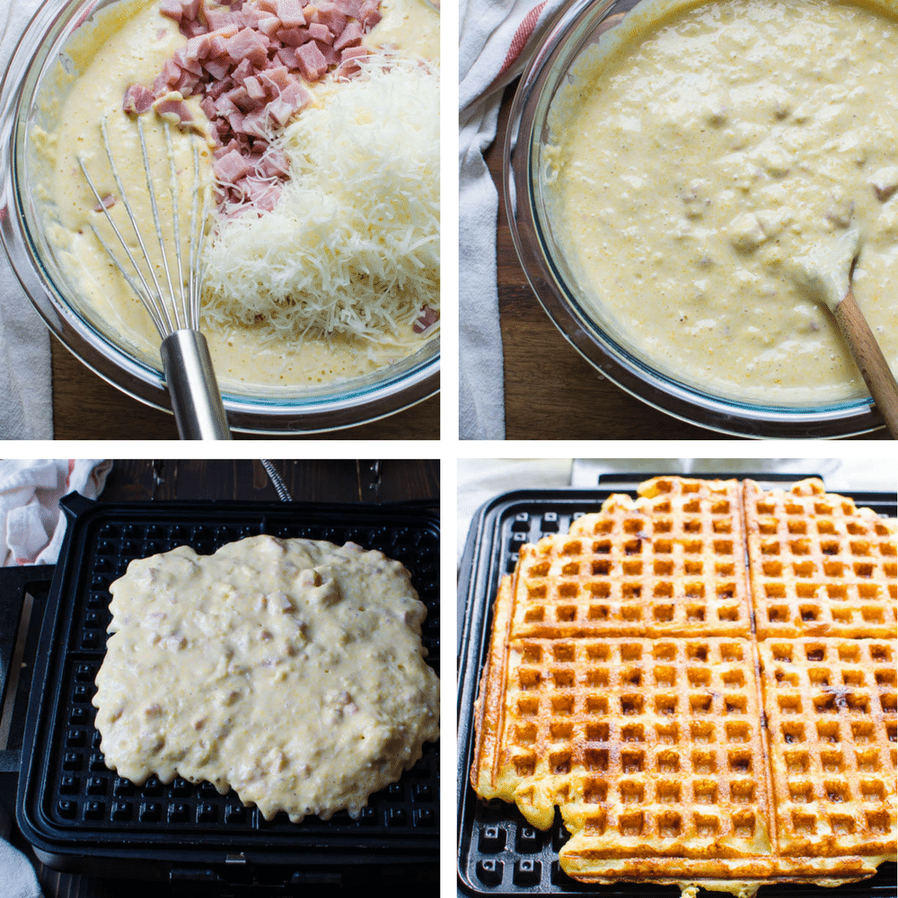 steps to making waffles