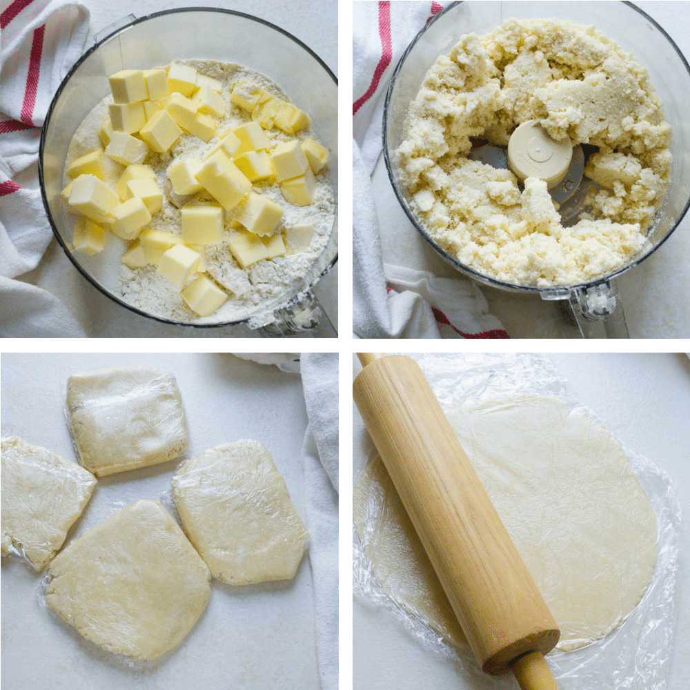 steps for making homemade pastry.