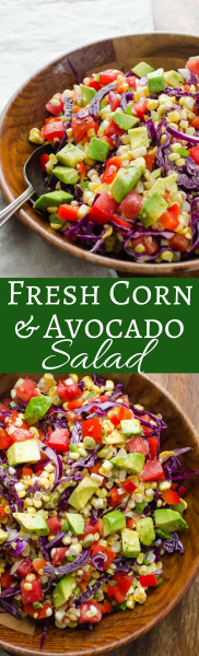 Fresh Corn and Avocado Salad