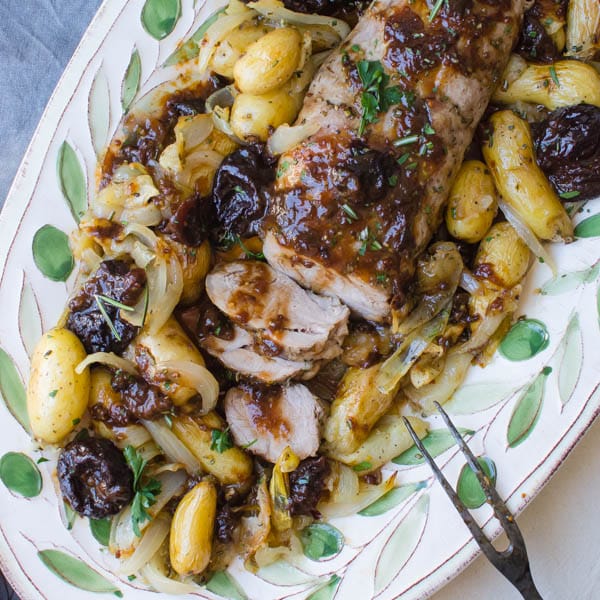 Pork Tenderloin with Port and Dried Plums