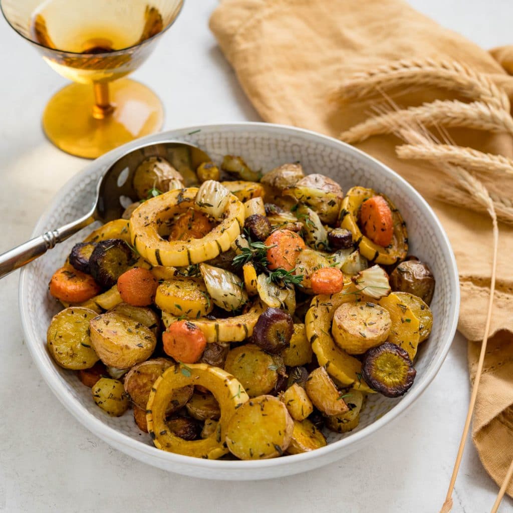Oven Roasted Fall Vegetables - Garlic & Zest
