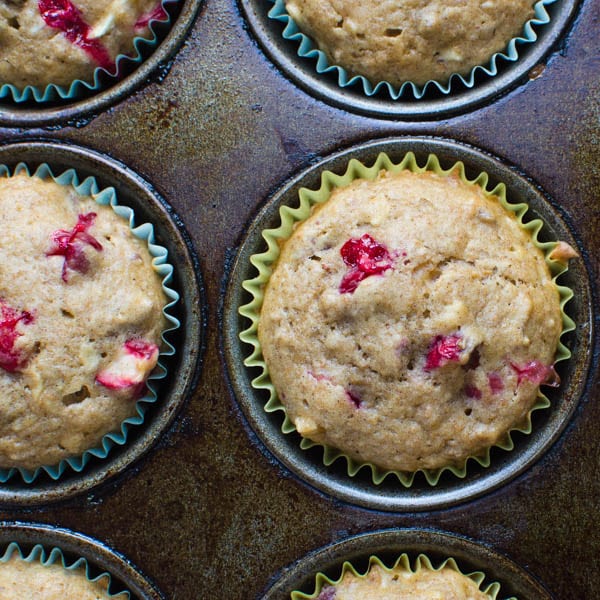 Baked Fruit and Nut Bran Muffins