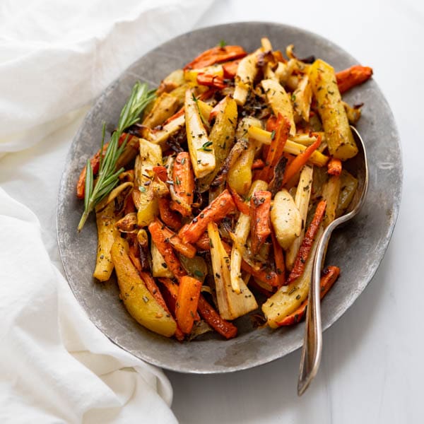 Oven Roasted Carrots and Parsnips