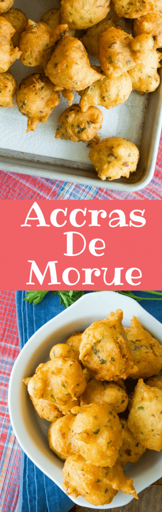 This authentic Carribbean Accras recipe is easy to make and is the best hors d'oeuvre or appetizer with cocktails. 