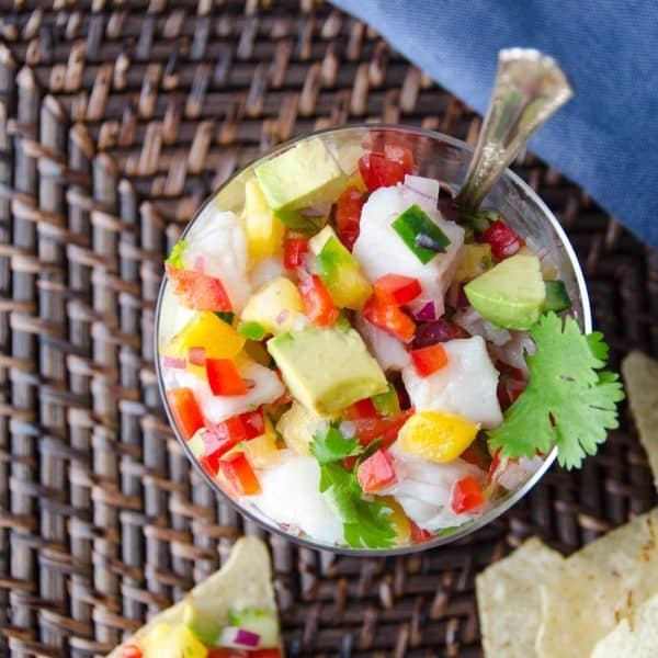 Snapper and Pineapple Ceviche