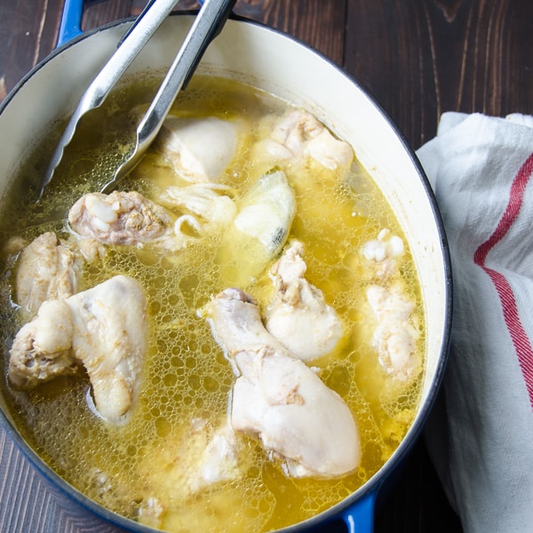 chicken mushroom noodle soup |Garlic + Zest