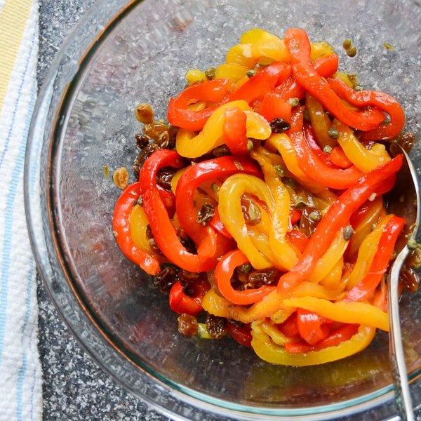 pepperonata bruschetta | Garlic + Zest