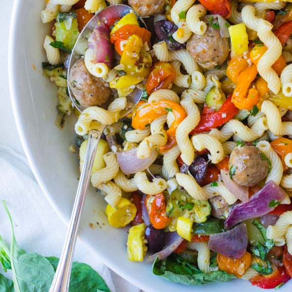 Italian Vegetable and Sausage Pasta