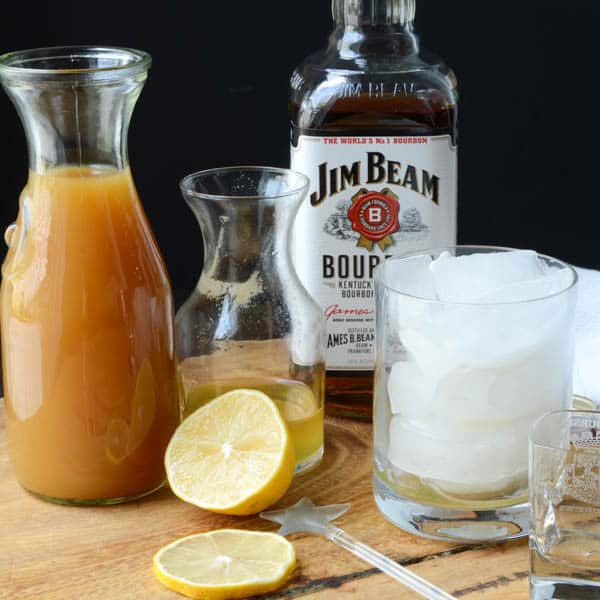 bourbon cider punch | Garlic + Zest