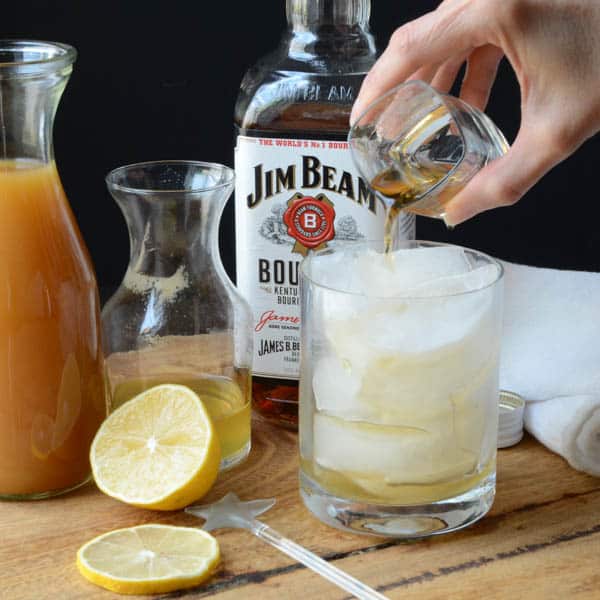 bourbon cider punch | Garlic + Zest