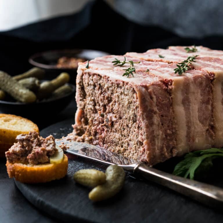 French Pate (chicken liver and pork terrine)