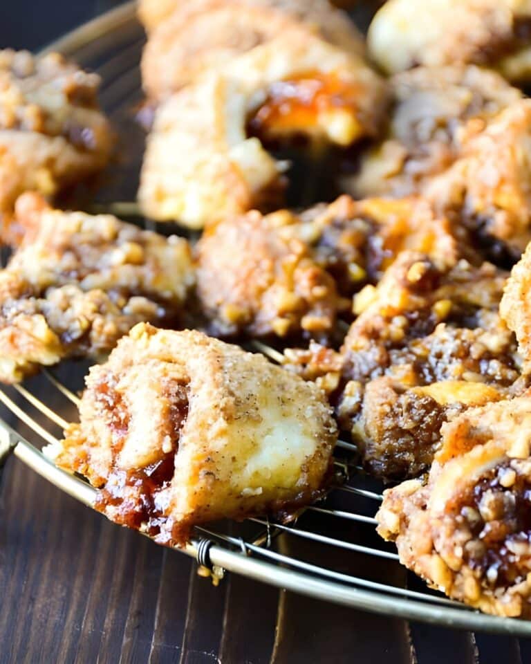 Apricot and Strawberry Rugelach