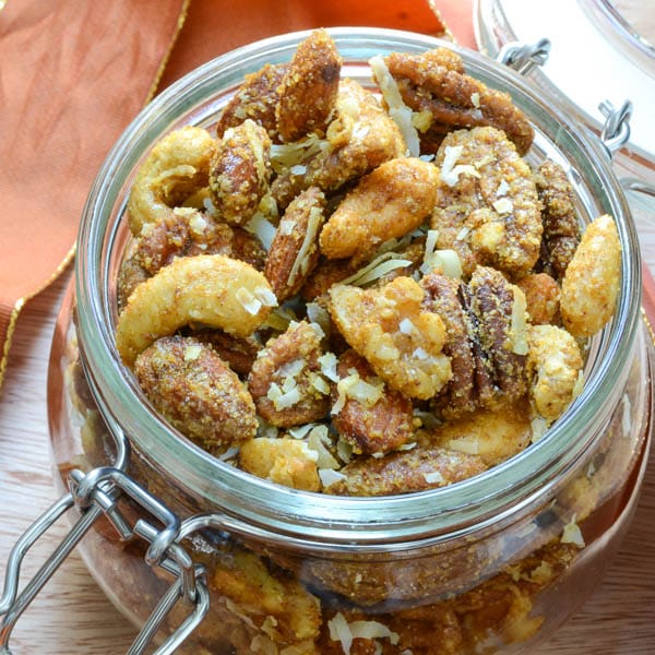 Curried Coconut Cocktail Nuts