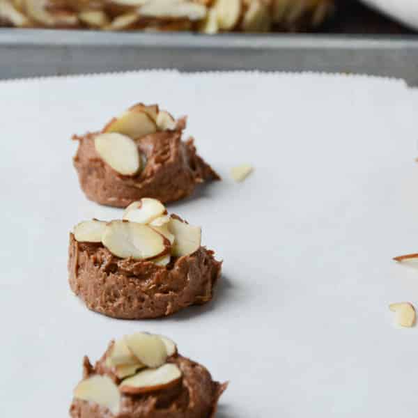 Mocha Almond Brickle Cookies | Garlic + Zest