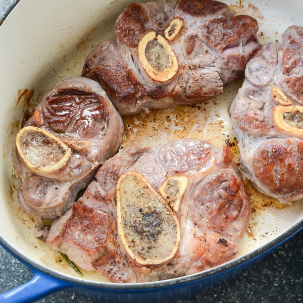 seared veal shanks