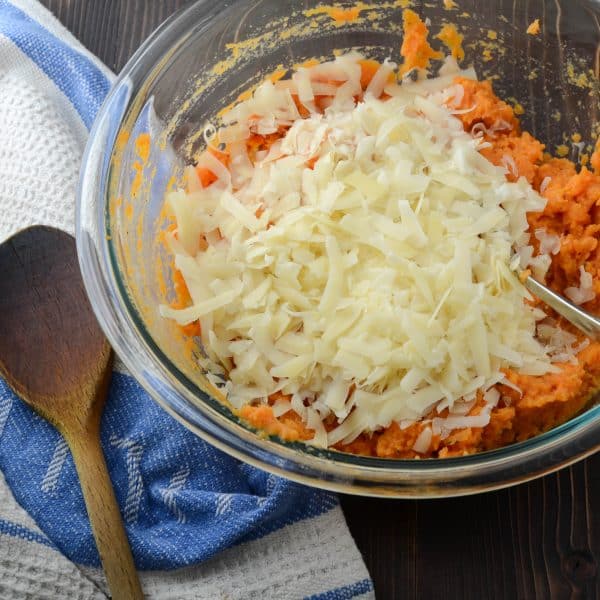 sweet potato with cheese
