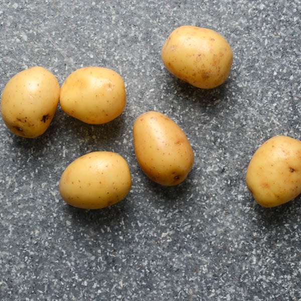 mini potatoes.