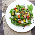 Tangy Italian Black Rice Salad | Garlic + Zest