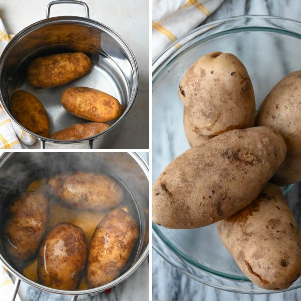 cooking and cooling the potatoes