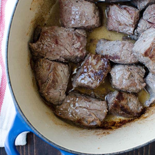 beef in a pot