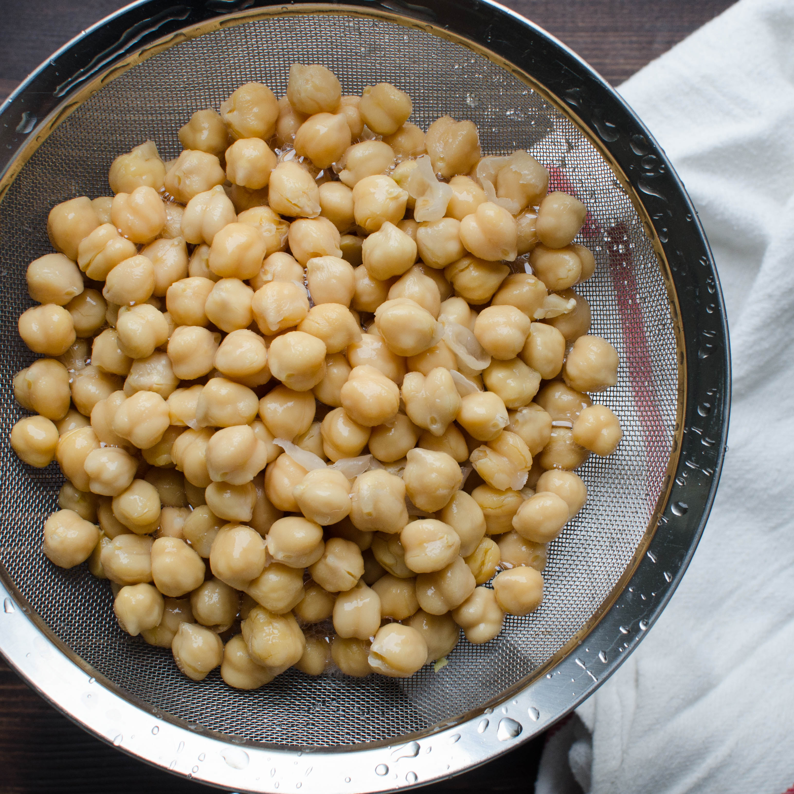 Crispy Spiced Chick Peas | Garlic + Zest