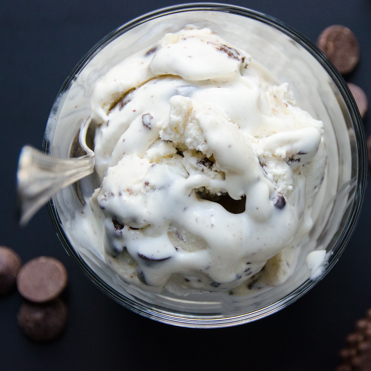Cool Mint Cookie Chip Ice Cream | Garlic + Zest