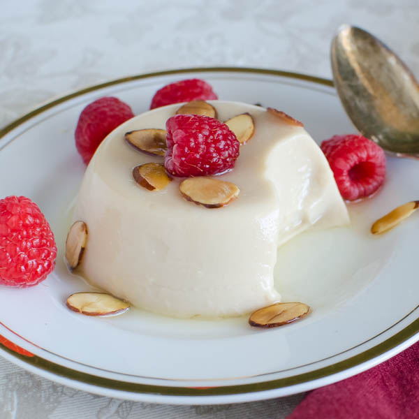 Toasted Almond Dream Panna Cotta | Garlic + Zest