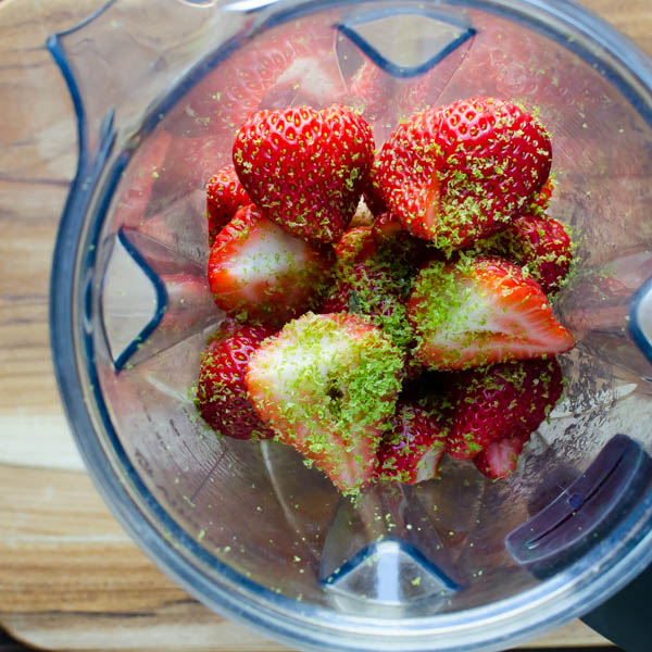 Strawberry Margarita Ice Pops | Garlic + Zest
