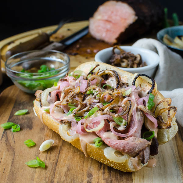 Don't Cry For Me Argentina - Roast Beef Sandwiches | Garlic & Zest