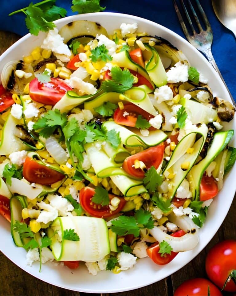 Grilled Summer Salad with Lime Dressing