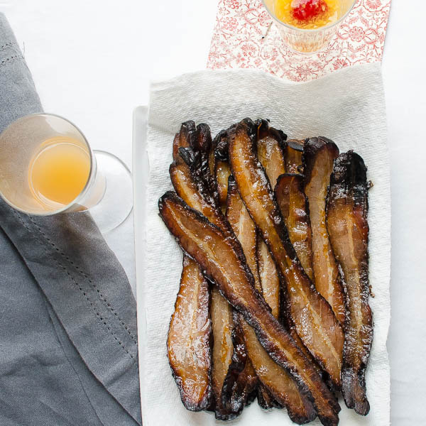 bacon with mimosas