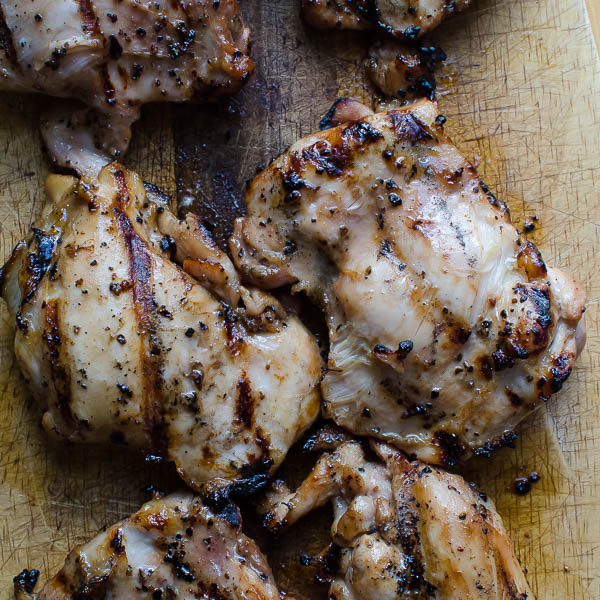 grilled chicken thighs