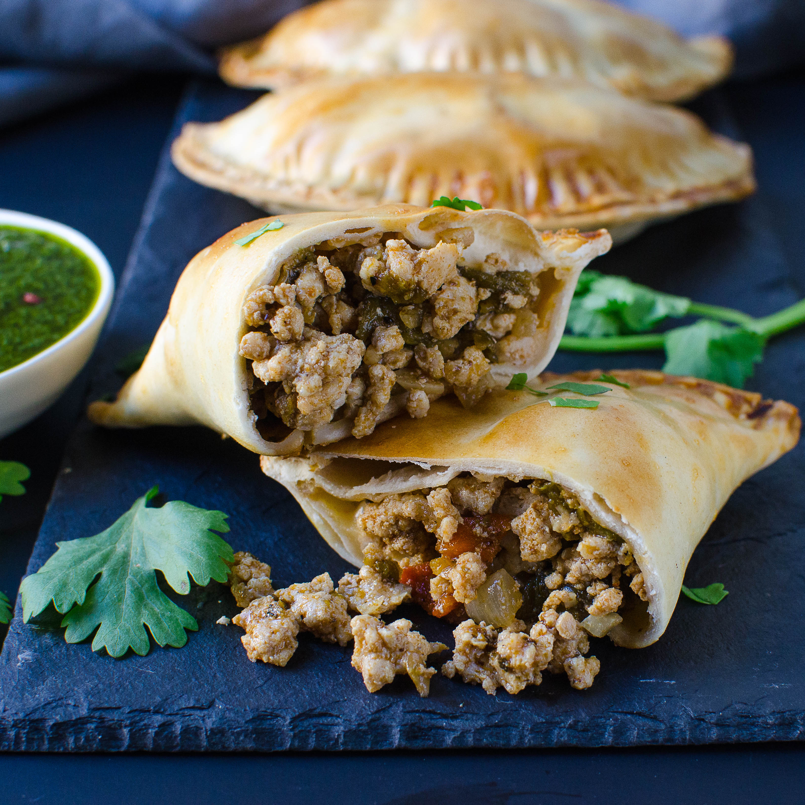 Hatch Chile Pork Empanadas | Garlic & Zest