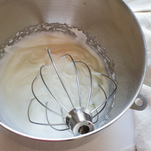 Making stabilized whipped cream.