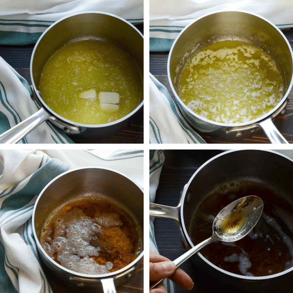 step by step instructions for browning butter