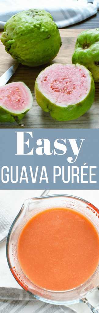 Need a recipe for Easy Guava Purée? Look no further! This smooth, luscious tropical puree is ideal in yogurt, blended in smoothies & shaken in cocktails!