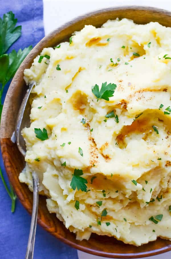 Browned Butter Sea Salt Mashed Potatoes