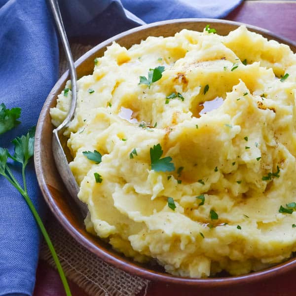 Browned Butter Sea Salt Mashed Potatoes