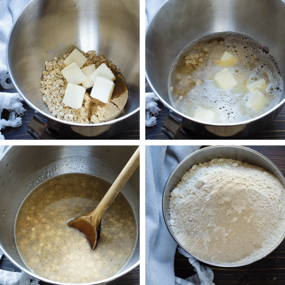 steps to make the dough.