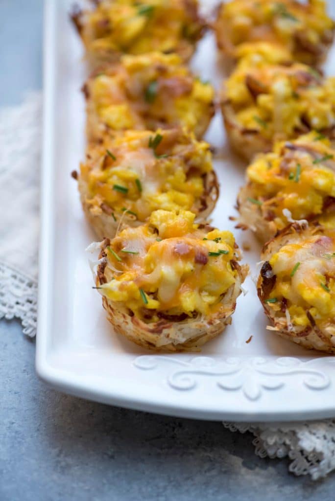 Muffin Tin Hash Brown and Scrambled Egg Cups