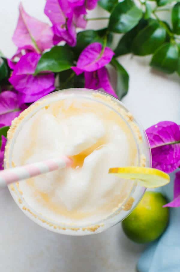 key lime colada with a floater.