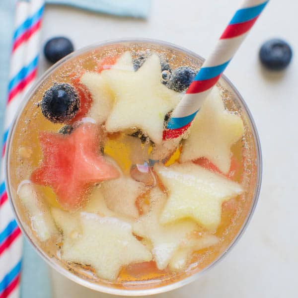 Effervescent Red White and Blue Sangria
