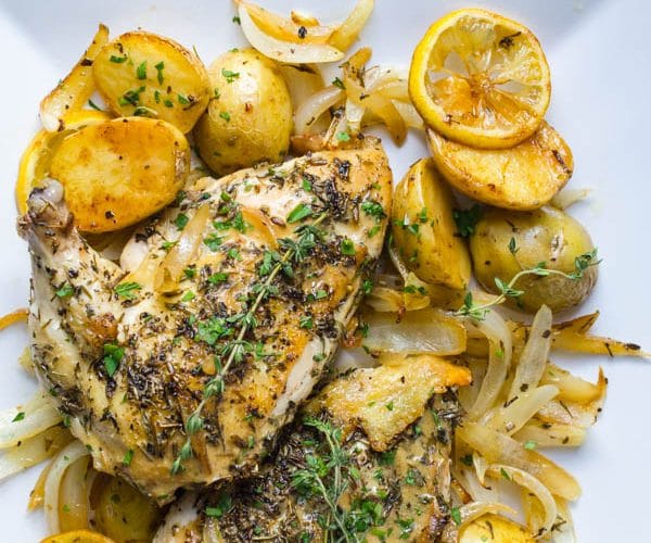 Pan Roasted Chicken Breasts with Dijon Sauce