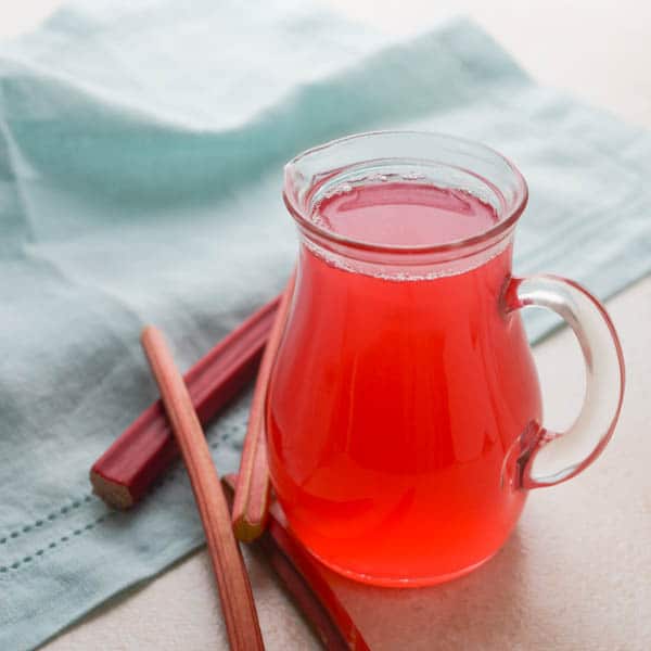 Rhubarb Ginger Simple Syrup