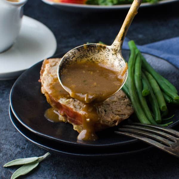 meatloaf and gravy.