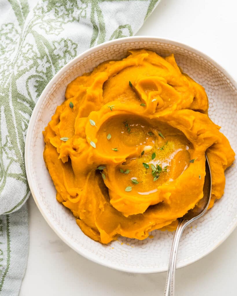 Butternut Squash Puree | Garlic & Zest