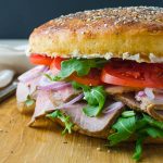Cold Roast Beef Sandwich with Horseradish Cheese