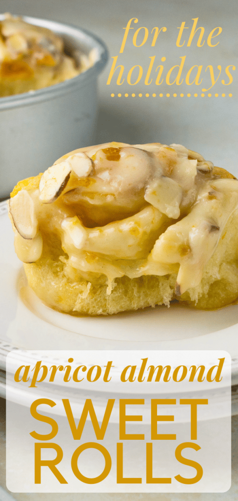 If you love sweet yeast rolls, this Apricot Almond Fruit Pastry is the ultimate homemade pastry. Step by step instructions and photos. #pastry #danish #apricot #almond #apricotpastry #apricotdanish #sweetrolls #stickyrolls #stickybuns #christmasmorning #eastermorning #easter #christmas #baking #yeastdough #sweetyeastdough #apricotsweetrolls #brunch #breakfast #christmasbreakfast #christmasbrunch #easterbreakfast #easterbrunch #vegetarian