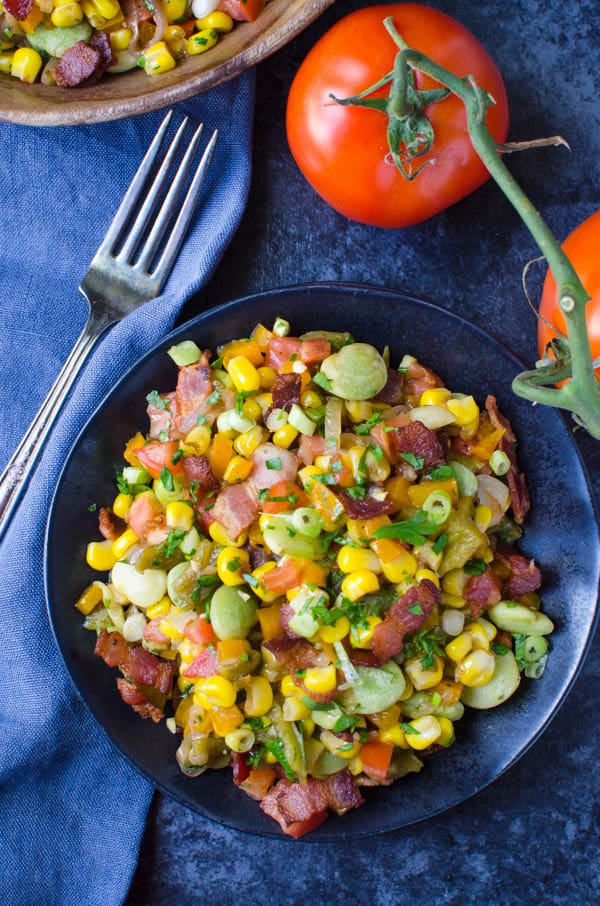Want Thanksgiving dinner sides? this traditional succotash recipe is it.